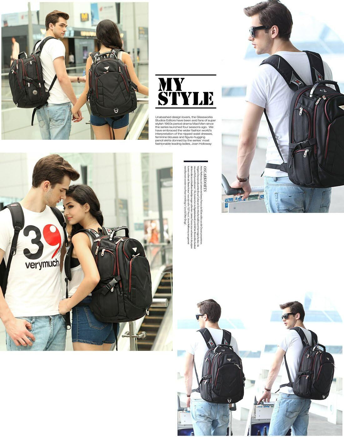 18.4 Inches Laptop Backpack Fits up to 18 Inch Gaming Laptops for Dell Asus Msi