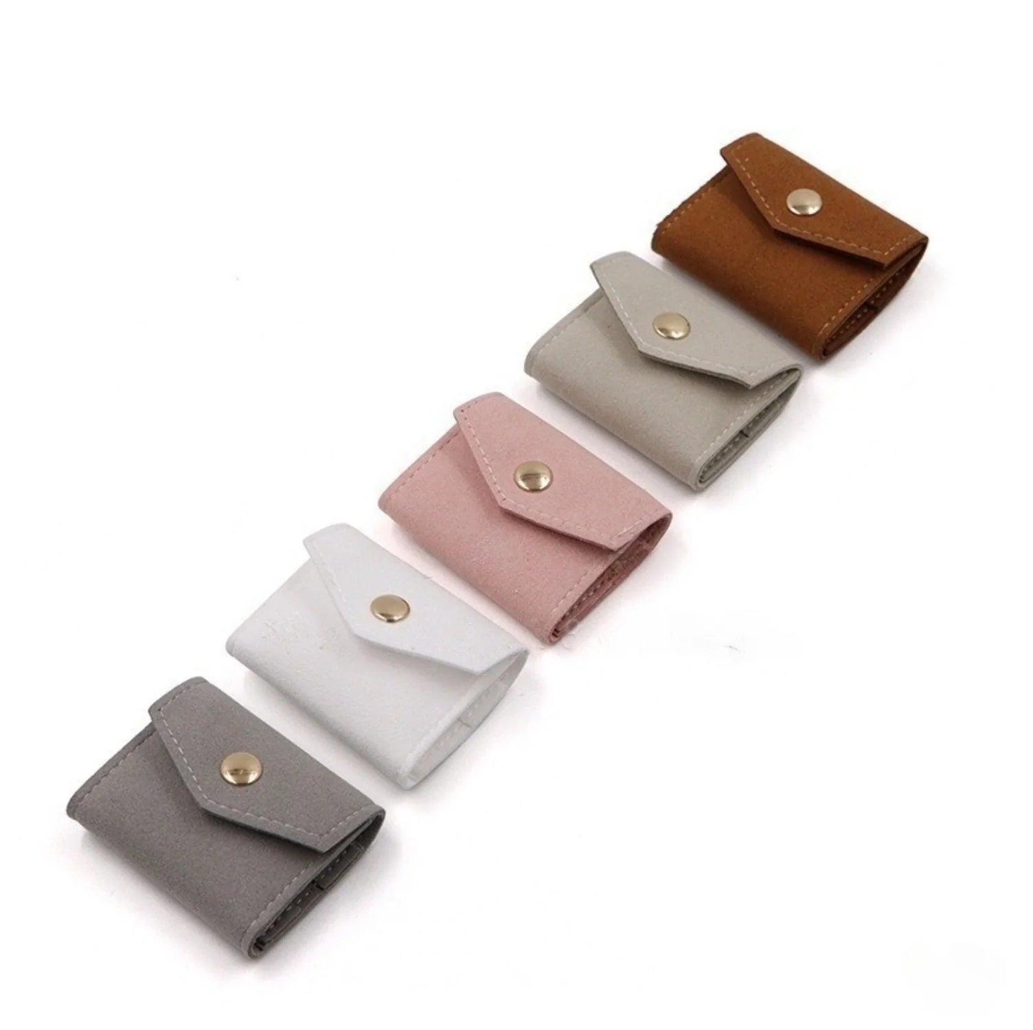 Ortable Leather Jewelry Organizer Bag - Compact Travel Jewelry Storage Case