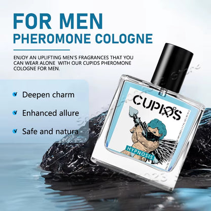 10ML/50ML Cupids Original Hypnosis Pheromone Perfume Infused Cologne for Men Pheromone Perfume for Men Fragrance Attract Women