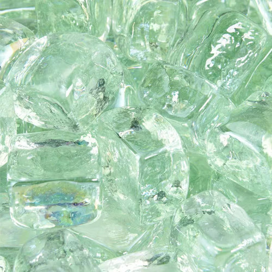 10 Lbs. Arctic Ice 1 In. Fire Glass Cubes