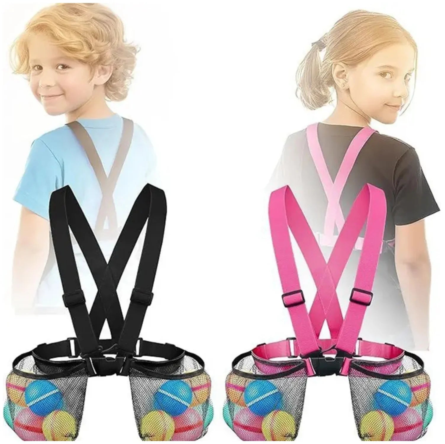 Kids Water Balloon Vest with Storage Pockets - Water Fight Gear for Outdoor Fun