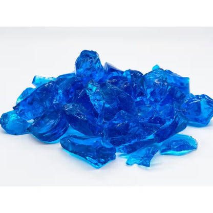 Turquoise Fire Pit Glass Rocks by Element Fire Glass, 1/2 In. -1 In., 10 Lbs.
