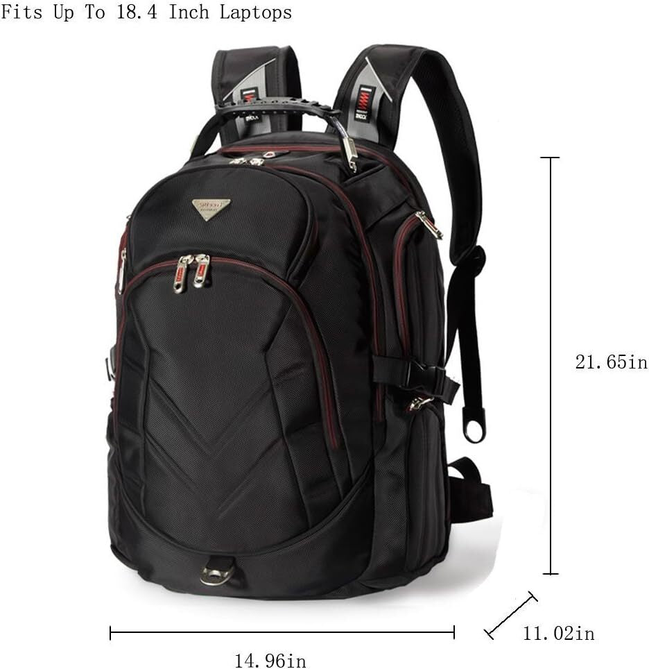 18.4 Inches Laptop Backpack Fits up to 18 Inch Gaming Laptops for Dell Asus Msi