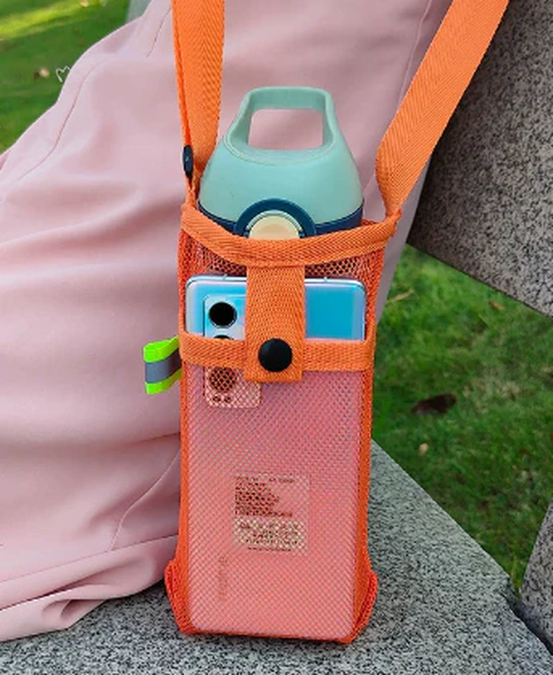 Outdoor Mesh Crossbody Storage Bag - Adjustable, Multifunctional Hands - Free Carrier