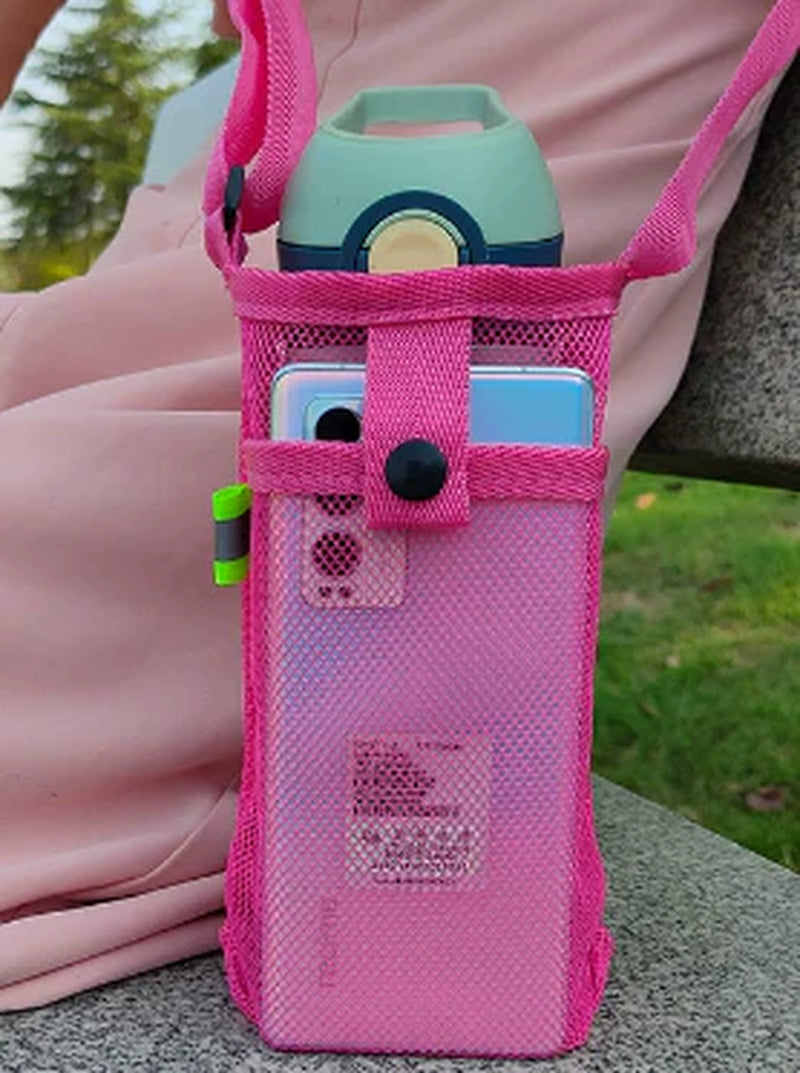 Outdoor Mesh Crossbody Storage Bag - Adjustable, Multifunctional Hands - Free Carrier