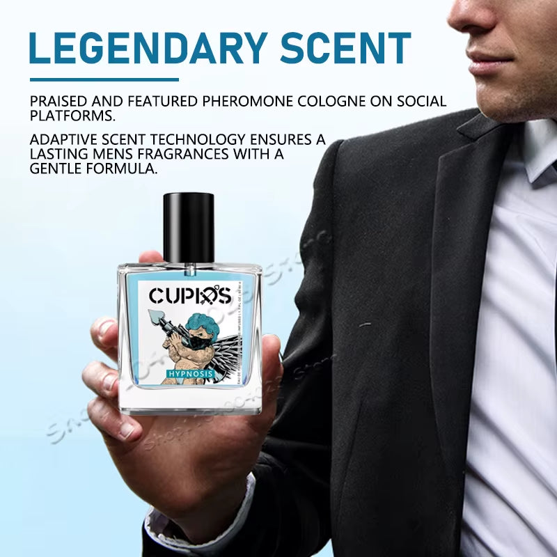 10ML/50ML Cupids Original Hypnosis Pheromone Perfume Infused Cologne for Men Pheromone Perfume for Men Fragrance Attract Women