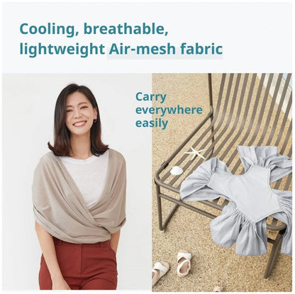 Front - Carry Baby Wrap Carrier - Breathable Air - Mesh Fabric, Easy to Wear