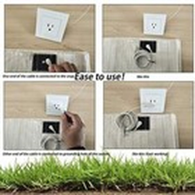 Grounding Mat Half Bed Sheet Earth Ground Cord Improve Sleeping Conductive Pad