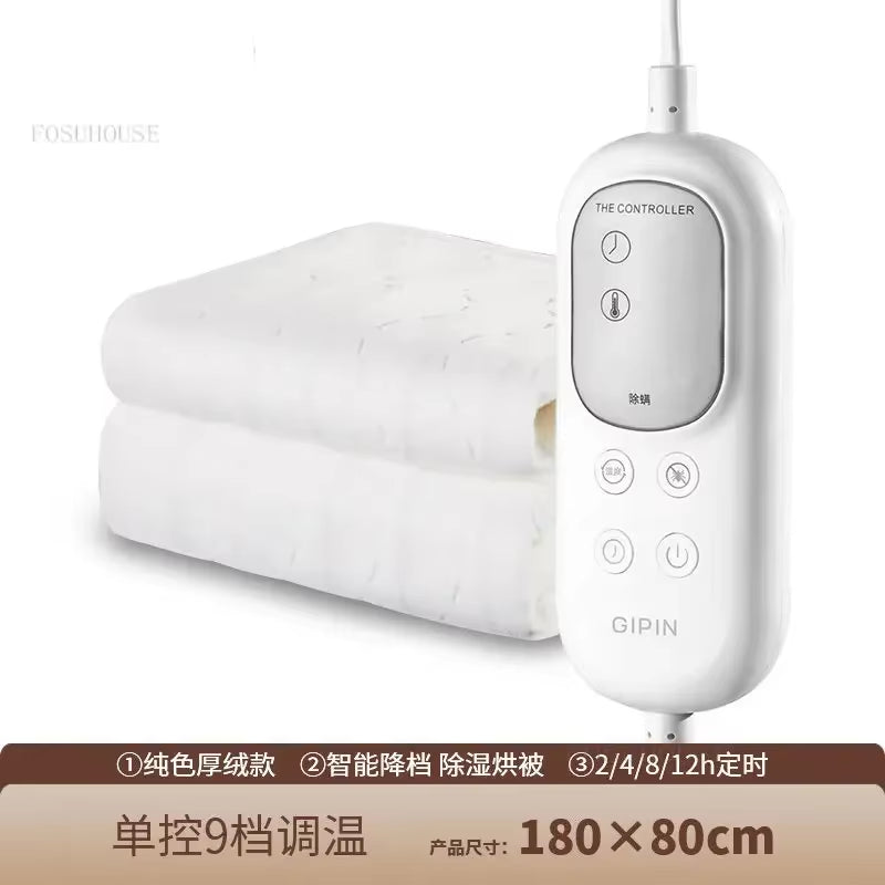 Double Mattress Blankets Home Waterproof Dual Control Intelligent Temperature Regulation Non-Radiation Heating Blanket