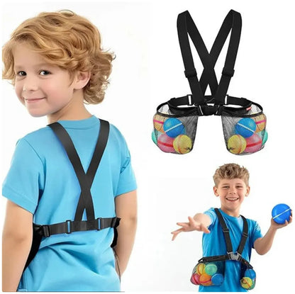 Kids Water Balloon Vest with Storage Pockets - Water Fight Gear for Outdoor Fun