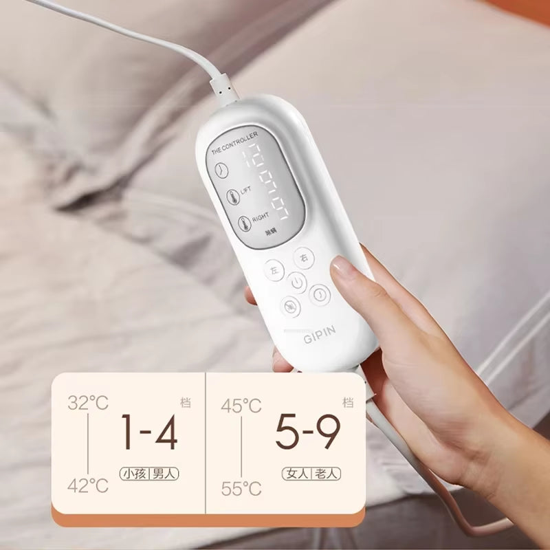 Double Mattress Blankets Home Waterproof Dual Control Intelligent Temperature Regulation Non-Radiation Heating Blanket