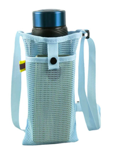 Outdoor Mesh Crossbody Storage Bag - Adjustable, Multifunctional Hands - Free Carrier