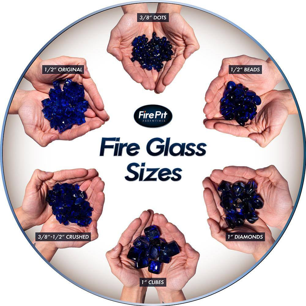 10 Lbs. of Sin City 1/2 In. Blended Fire Glass
