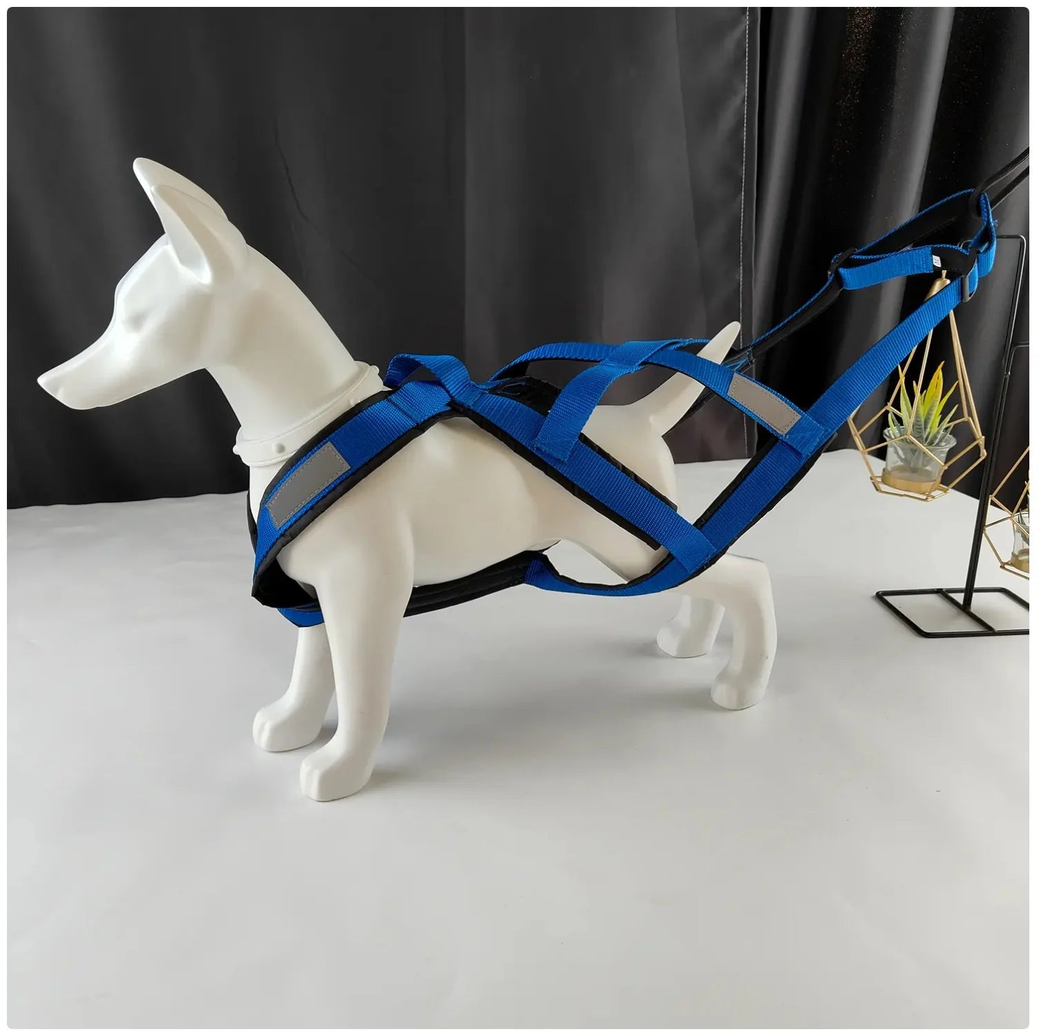 Reflective Dog Sled Harness - Durable Pulling Harness for Active Dogs