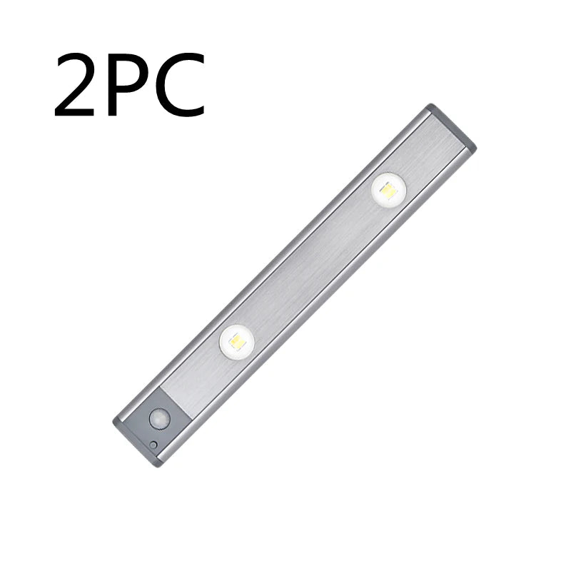 Under Cabinet Motion Light Adjustable Brightness Rechargeable Magnetic Mount Kitchen Wardrobe Night Lamp