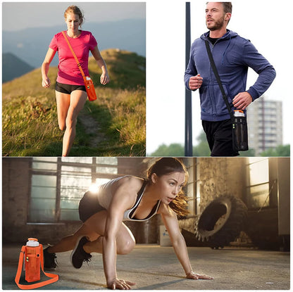 Outdoor Mesh Crossbody Storage Bag - Adjustable, Multifunctional Hands - Free Carrier