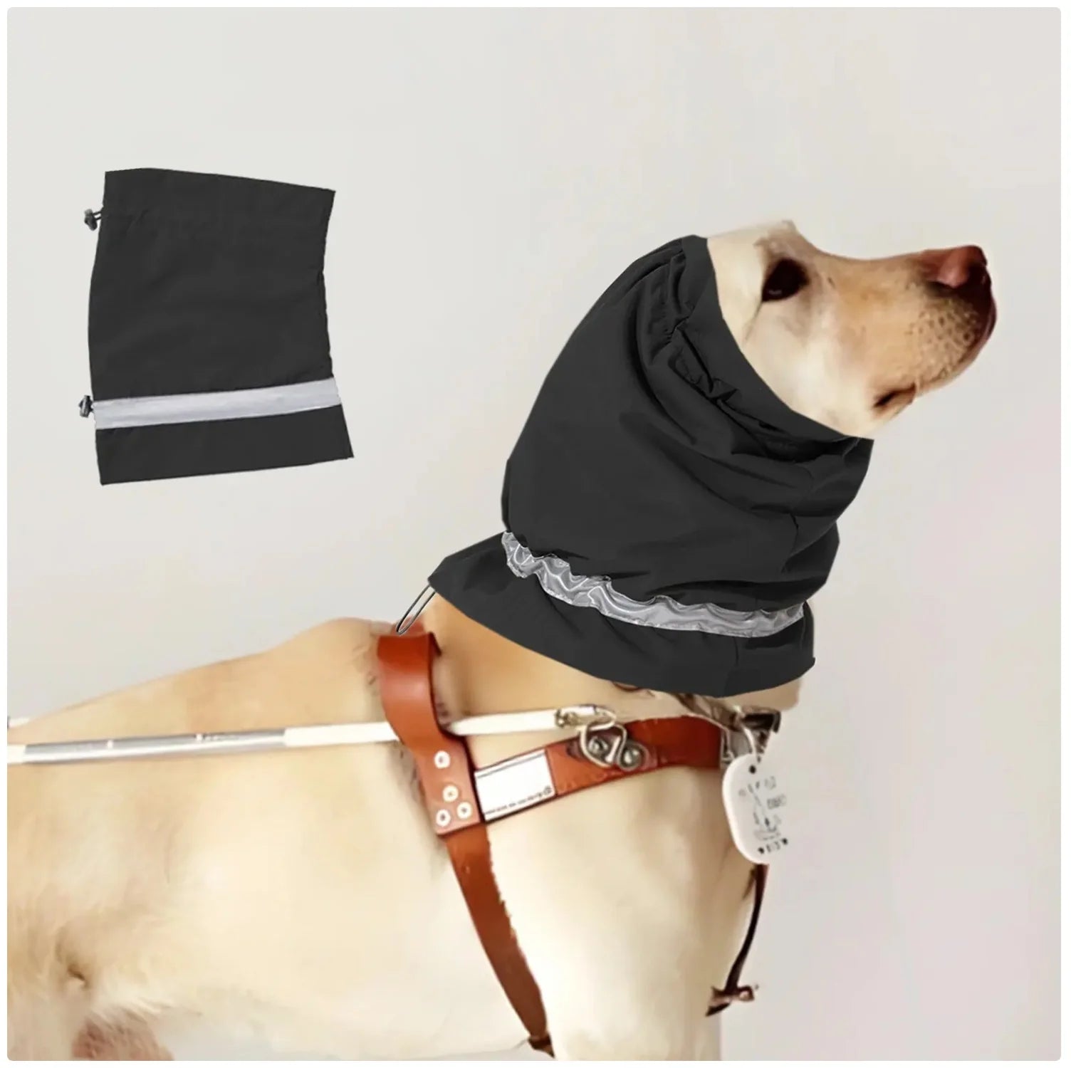 Winter Dog Snood - Waterproof & Warm Dog Neck Warmer with Hood