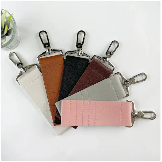 Leather Golf Tee Holder with Clip - Portable Golf Tee Pouch for Easy Access