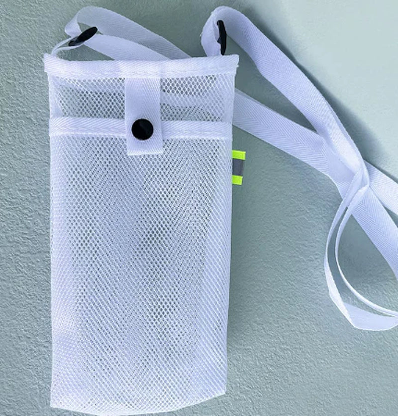 Outdoor Mesh Crossbody Storage Bag - Adjustable, Multifunctional Hands - Free Carrier