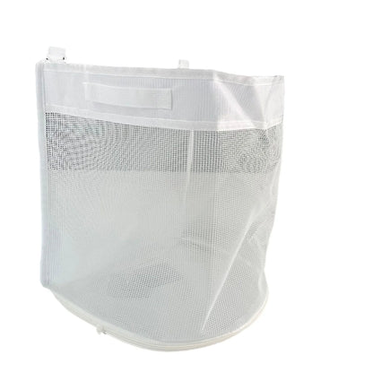 Upgraded Mesh Bathroom Toy Storage Bag - Hanging Organizer for Kids' Bath Toys