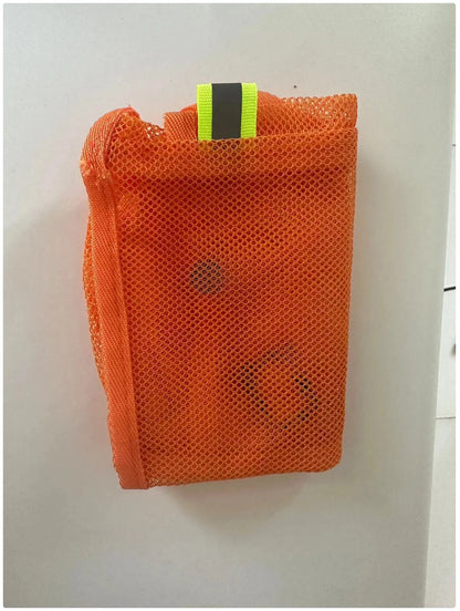 Outdoor Mesh Crossbody Storage Bag - Adjustable, Multifunctional Hands - Free Carrier