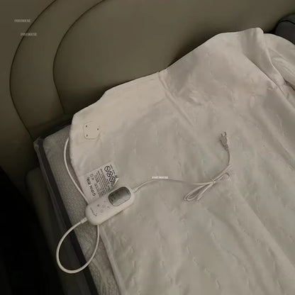 Double Mattress Blankets Home Waterproof Dual Control Intelligent Temperature Regulation Non-Radiation Heating Blanket